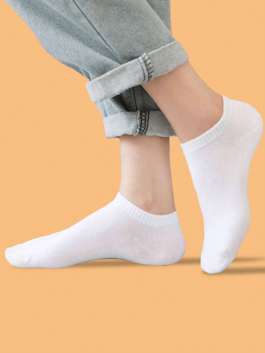 20pairs/pack Women's Solid Color Short Socks - Lolli World Marketplace