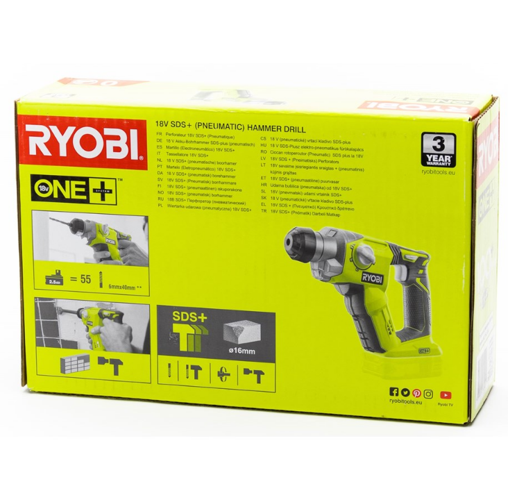 Ryobi One+ R18SDS-0 - rotary hammer