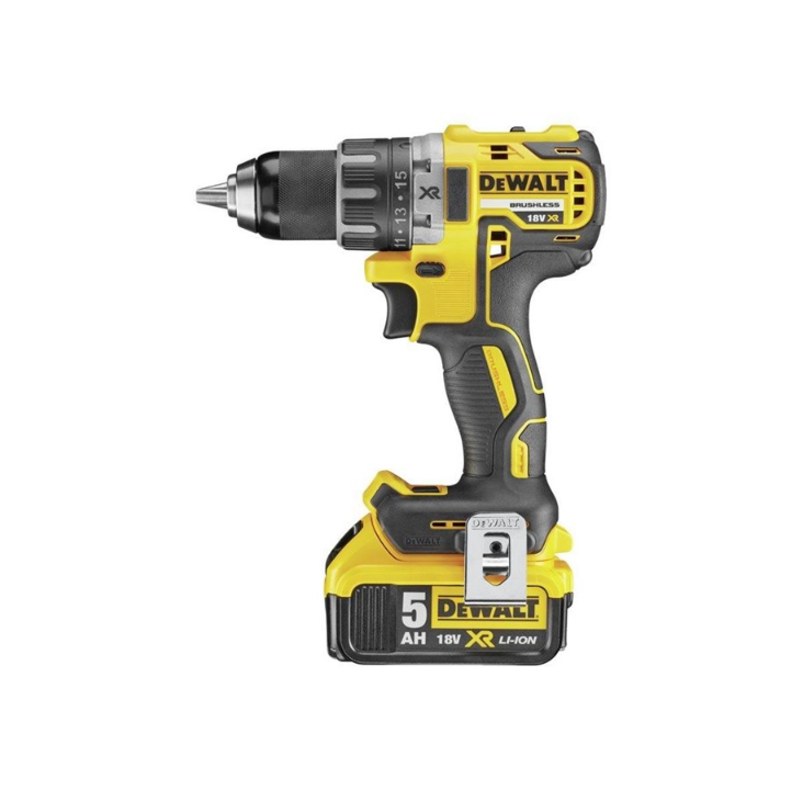 Dewalt 18V XR Brushless Compact Drill Driver - 2 x 5Ah