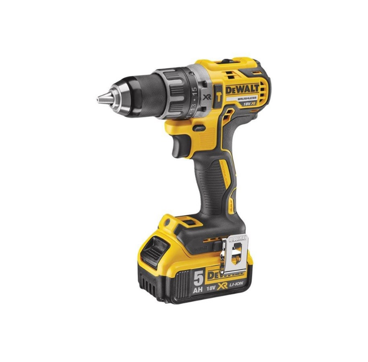 Dewalt 18V XR Brushless Compact Drill Driver - 2 x 5Ah