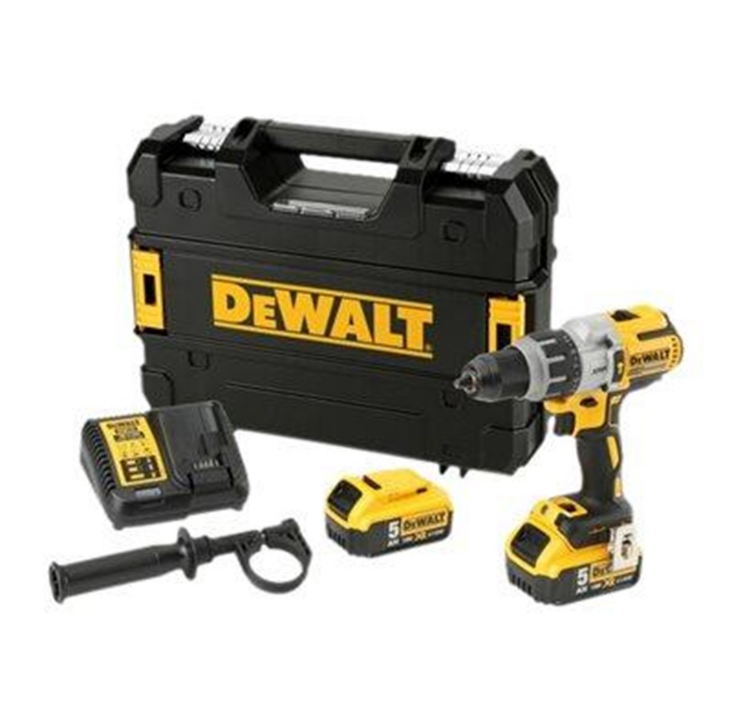 Dewalt 18V XR XRP Hammer Drill Driver - 2 x 5Ah