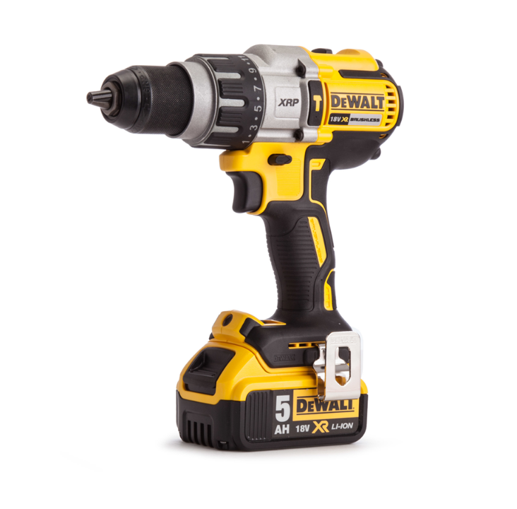 Dewalt 18V XR XRP Hammer Drill Driver - 2 x 5Ah