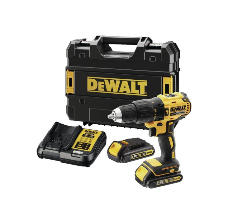 Dewalt 18V XR Brushless Compact Drill Driver - 2 x 1.5Ah