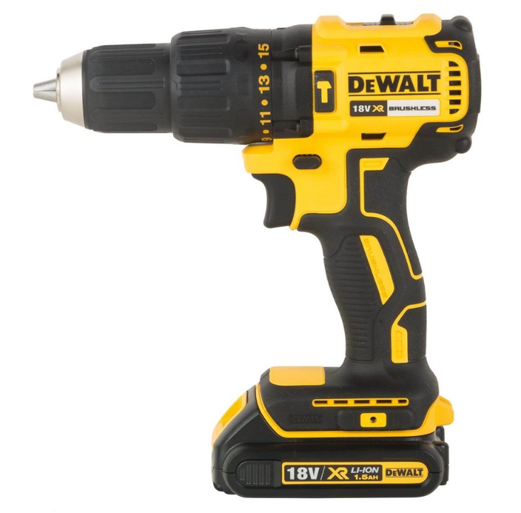 Dewalt 18V XR Brushless Compact Drill Driver - 2 x 1.5Ah