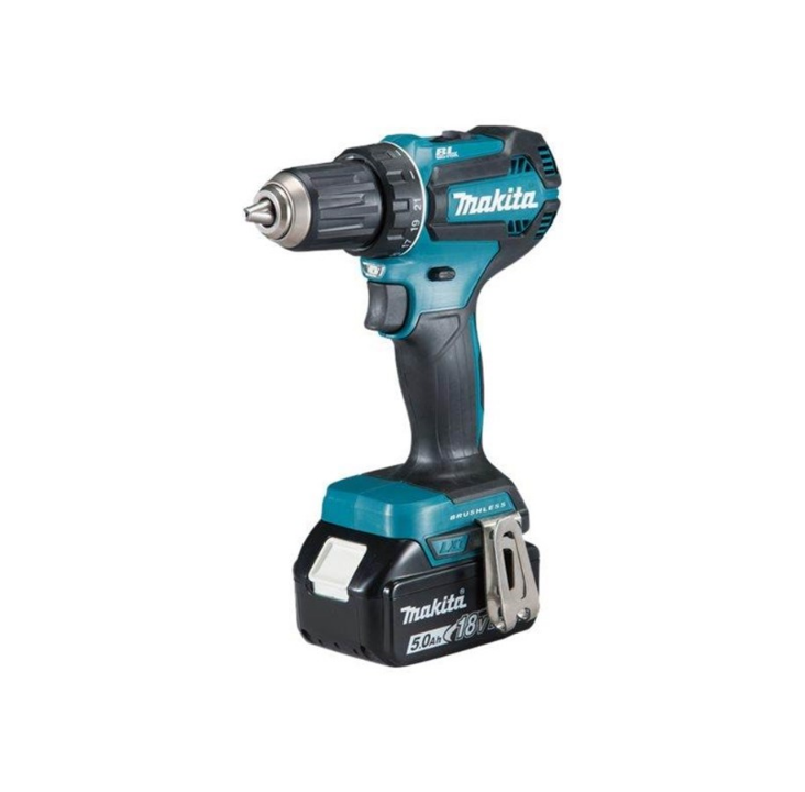 Makita 18v power drill ddf485rtj 2x5.0ah