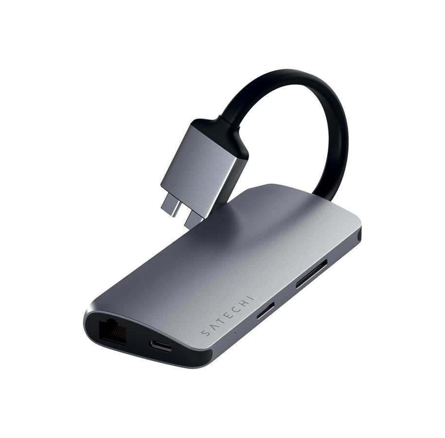 Satechi USB-C Multimedia Adapter Dual 4K HDMI Gigabit