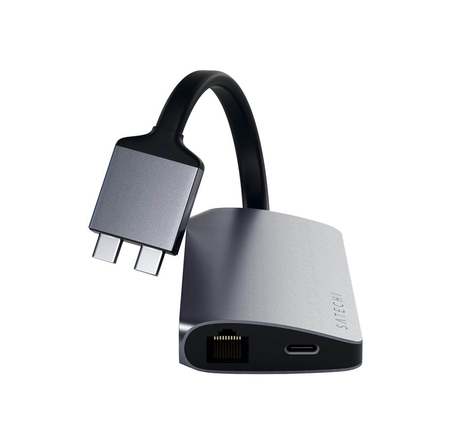 Satechi USB-C Multimedia Adapter Dual 4K HDMI Gigabit