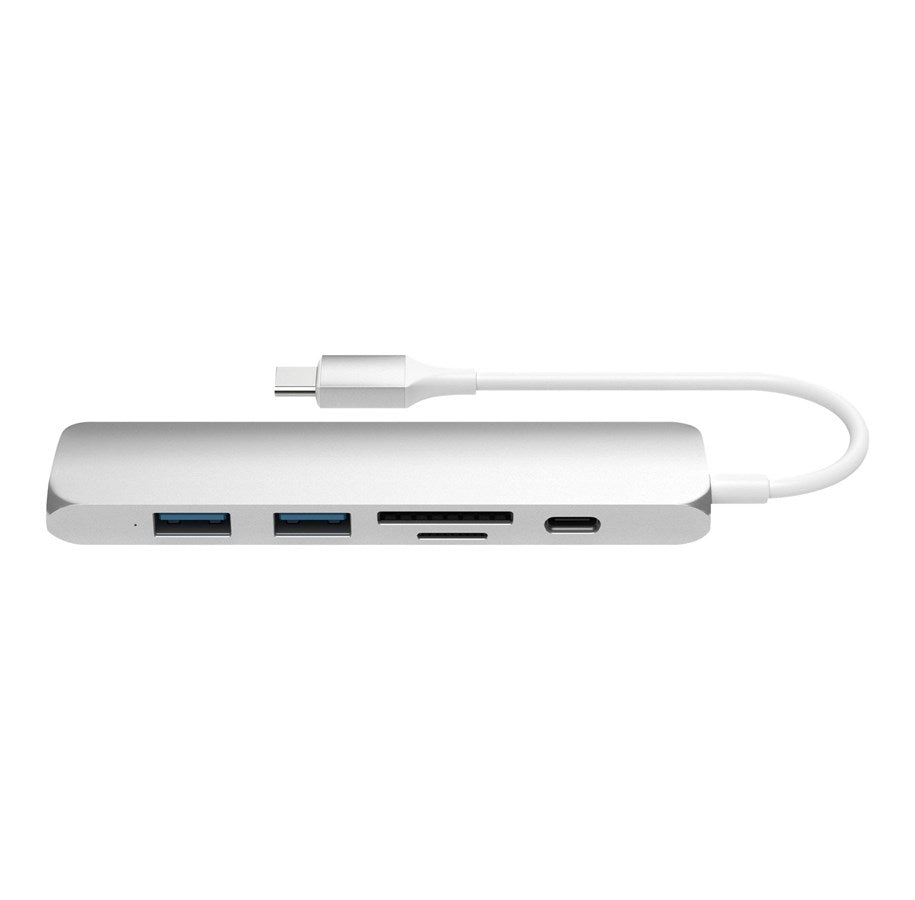 Satechi Slim Type-C Multi-Port Adapter V2 Dock - Silver