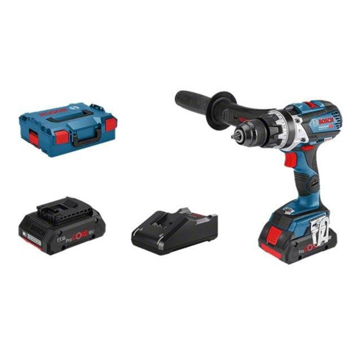 Bosch HAMMER DRILL GSB 18V-110 C 2X4A PC LB