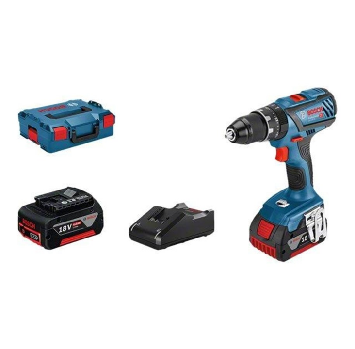 Bosch HAMMER DRILL GSB 18V-28 2X4AH L-BOXX