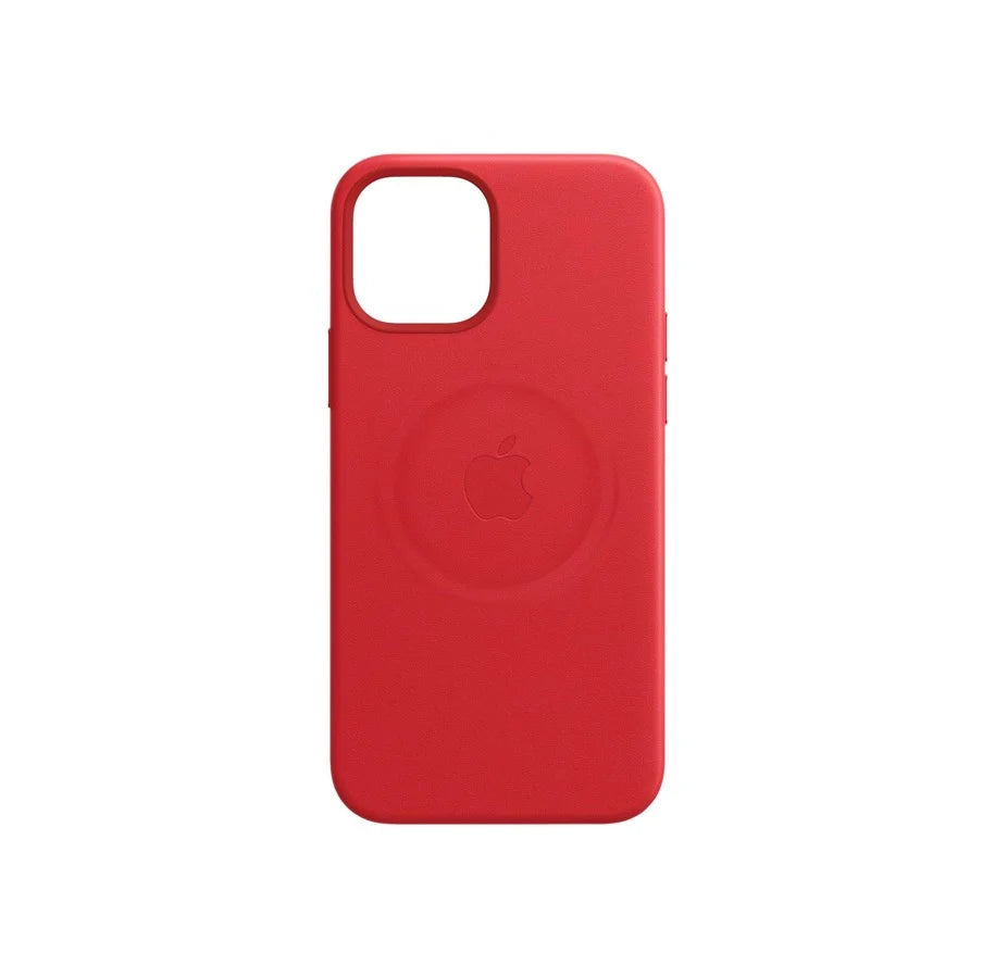 Apple iPhone 12 mini Leather Case w/ MagSafe - Red