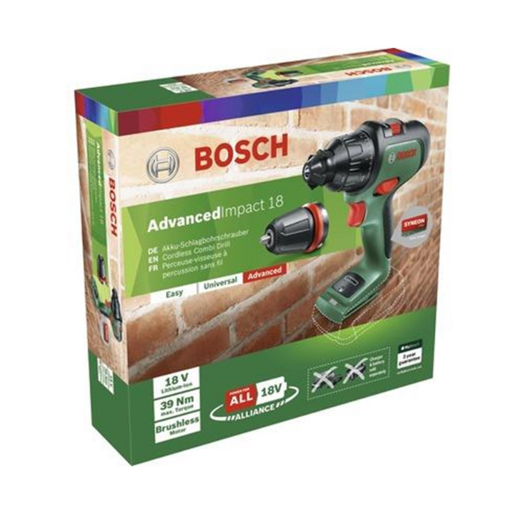 Bosch CORDLESS DRILL ADVANCED 18 SOLO