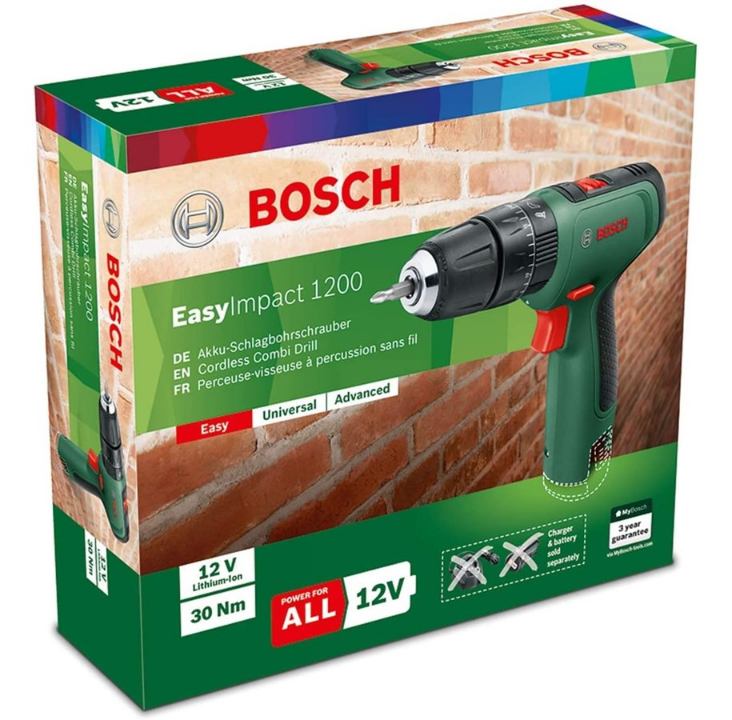 Bosch CORDLESS DRILL 1200 12V SOLO