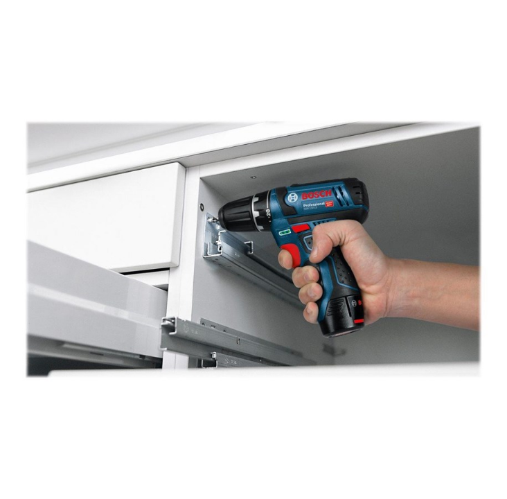 Bosch GSR 12V-15 PROFESSIONAL DRILL/SCREW MACHINE WITH 2X