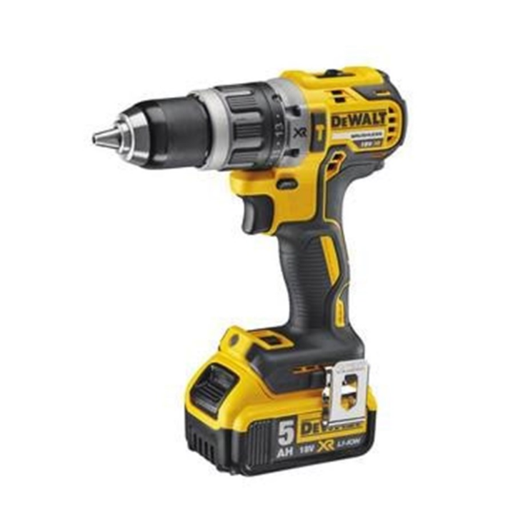 Dewalt 18V XR Brushless Hammer Drill Driver - 2 x 5Ah