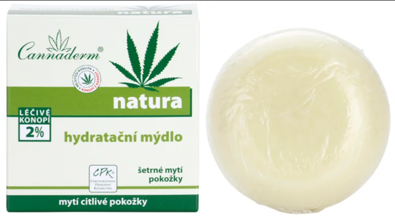 Cannaderm Natura Moisturizing soap pH 5.5