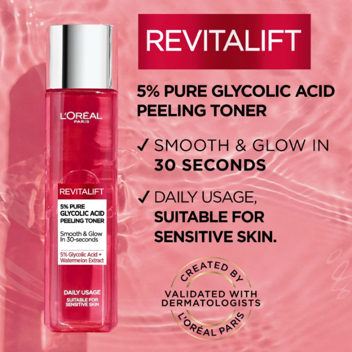 L’Oréal Paris Revitalift Glycolic peeling toner