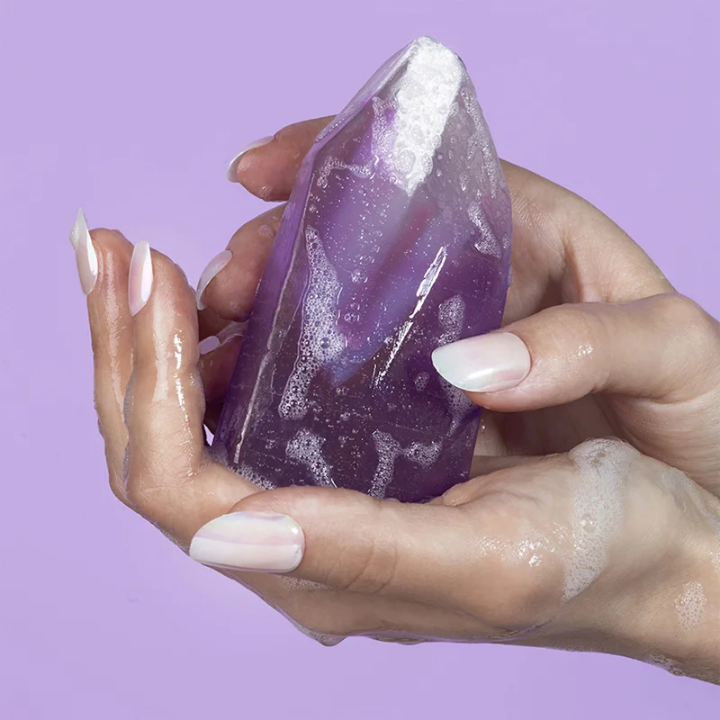 Not So Funny Any Crystal Soap Amethyst