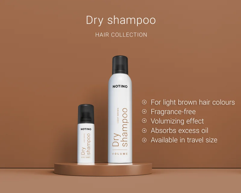 Hair Collection Volume Dry Shampoo Light brown