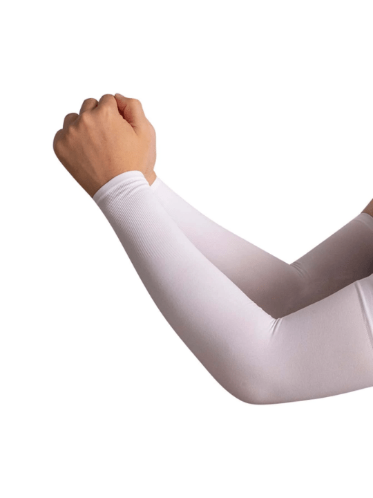 2Pairs Sunscreen Unisex Solid Sun Protection Arm Sleeves, For Outdoor, Hiking, Camping - Lolli World Marketplace