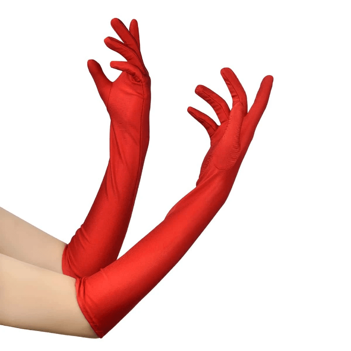 2pcs Horse Racing Ladies' Dress Gloves For Prom/Party Costume, Available In Multiple Colors, 45cm - Lolli World Marketplace