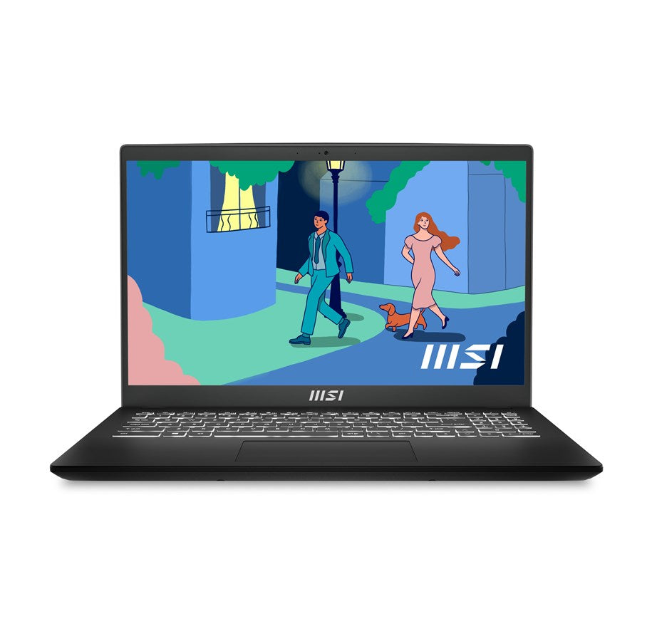 MSI Modern 15 B12M-032NEU - شاشة 15 بوصة - i7-1255U - Intel Iris Xe - 16 جيجا DDR4 / 512 جيجا بايت