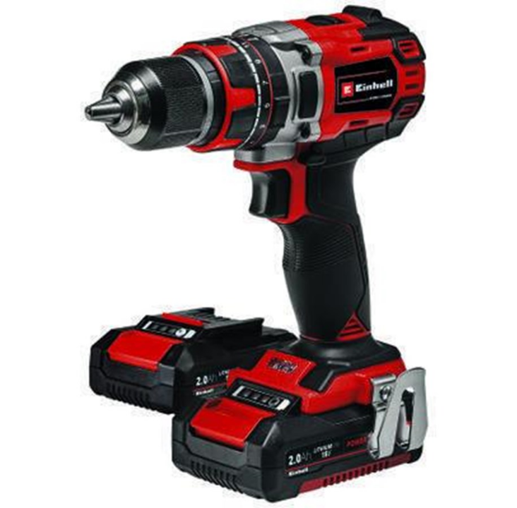 Einhell TE-CD 18/50 Cordless impact drill 2x 18 V/2.0 Ah w/battery and charger