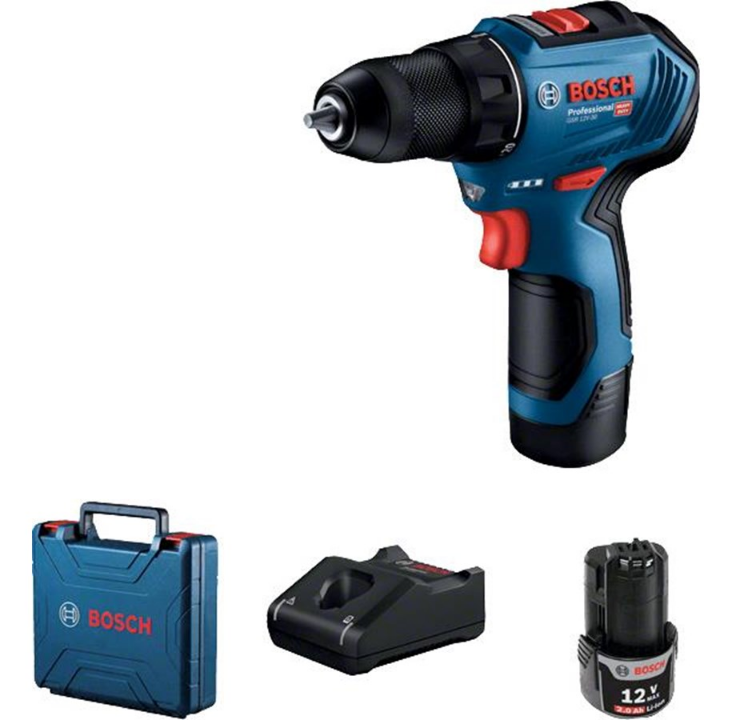 Bosch GSR 12V-30 PROFESSIONAL CORDLESS DRILL/DRIVER