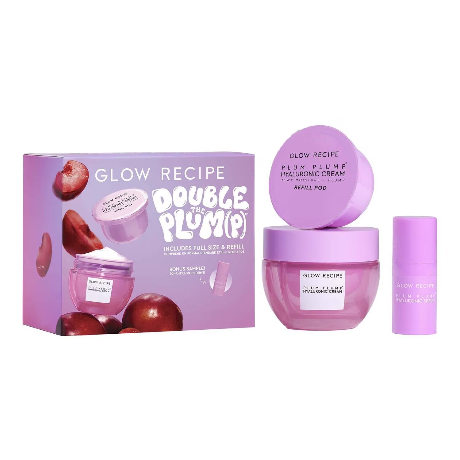 Glow Recipe Double the Plum(p) Set