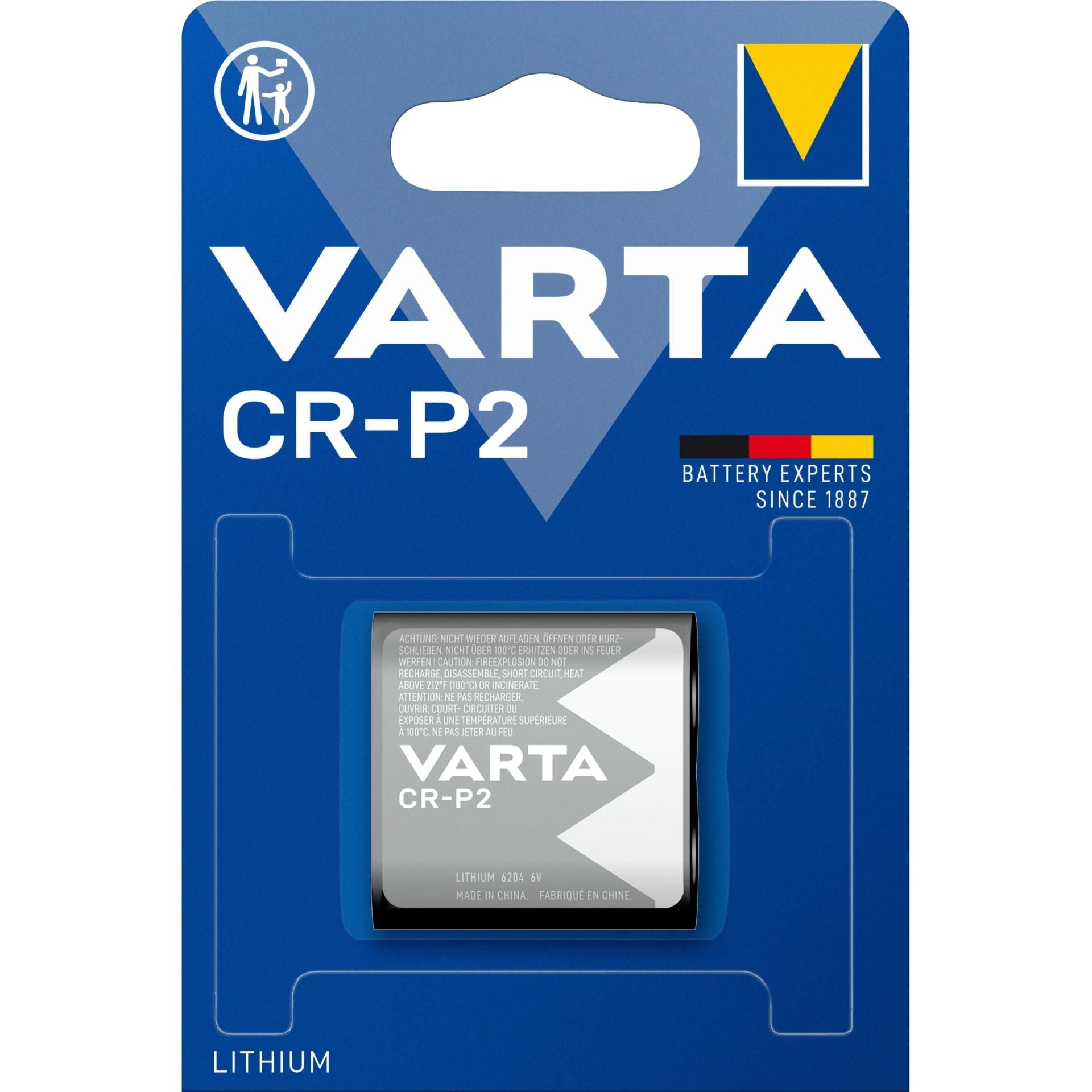 VARTA Lithium Battery CR-P2