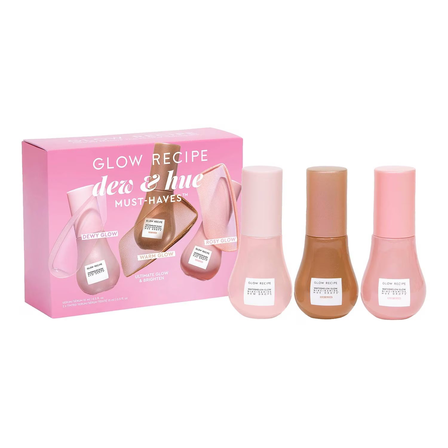 Glow Recipe Dew & Hue Must-Haves Brightening Serums Gift Set