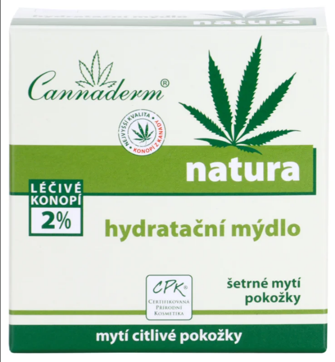 Cannaderm Natura Moisturizing soap pH 5.5