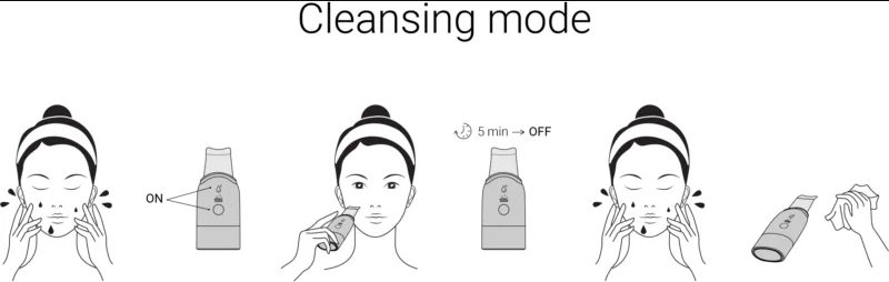 Notino Beauty Electro Collection Ultrasonic face scrubber