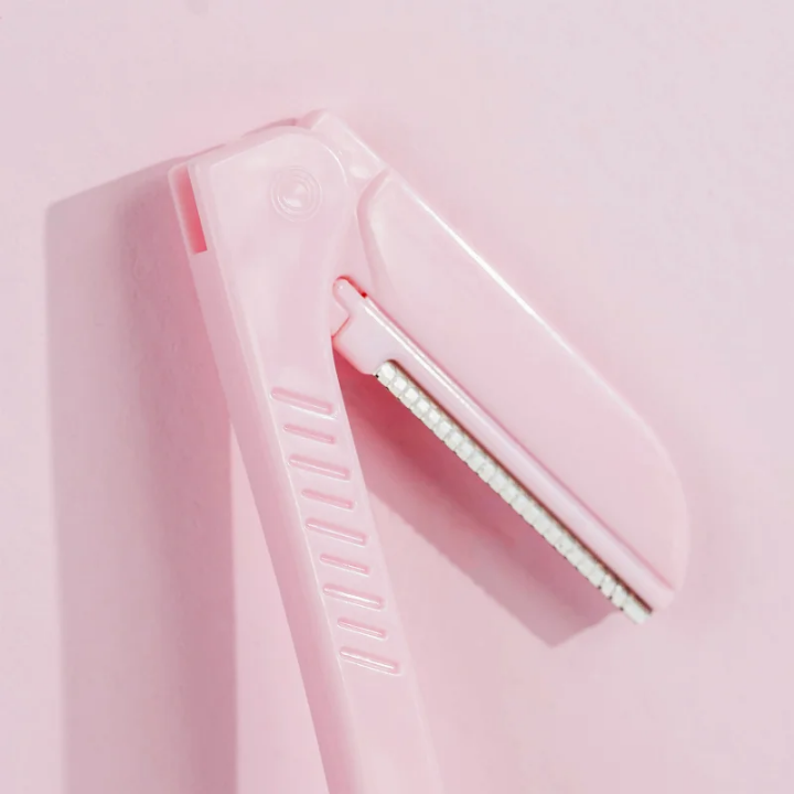 Brushworks Precision Eyebrow Razor Pastel