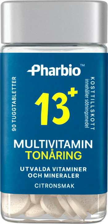 Pharbio Multivitamin Toning 13+ 90 chewable tablets