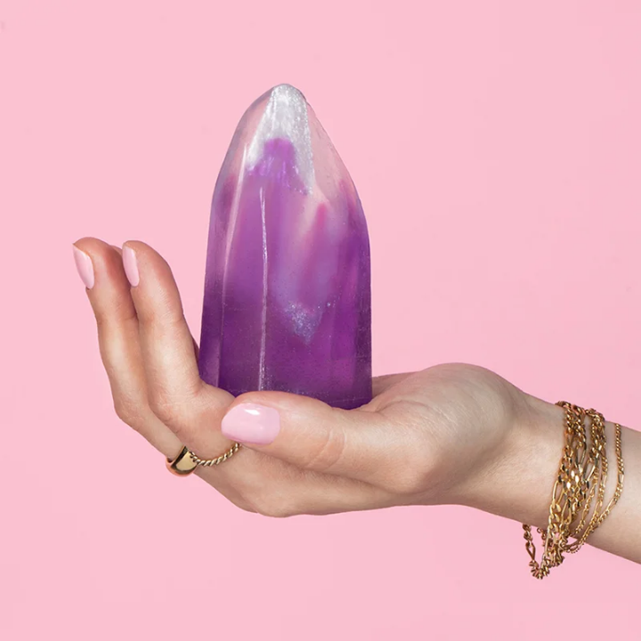 Not So Funny Any Crystal Soap Amethyst