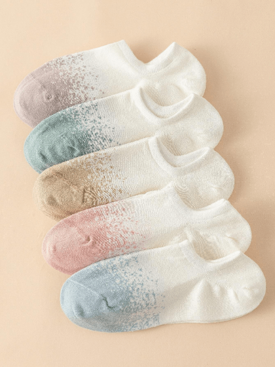 5pairs Ombre Invisible Socks - Lolli World Marketplace