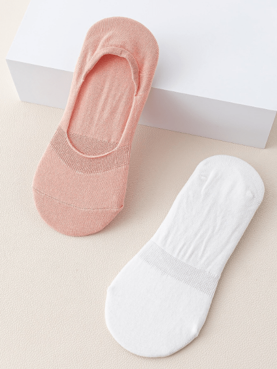 5pairs Solid Invisible Socks - Lolli World Marketplace