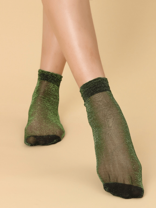 6pairs Glitter Detail Crew Socks - Lolli World Marketplace