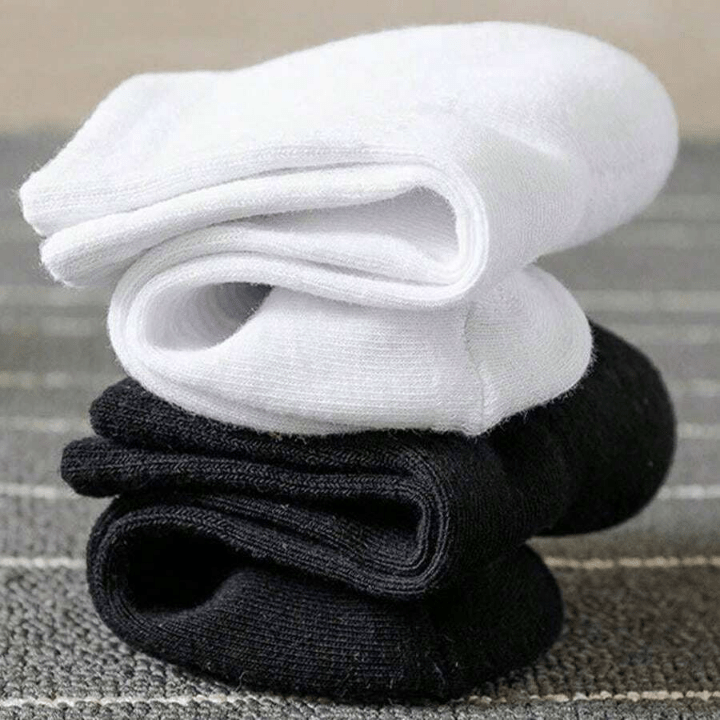 6pairs Women's Mid - calf Socks With High Elasticity And Waistband, Suitable For Daily Use - Lolli World Marketplace