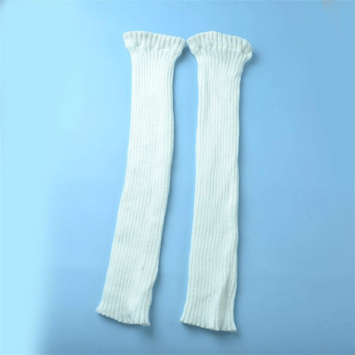70cm Thickened And Lengthened Japanese Style Jk Lady's Winter Knitted Stockings - Lolli World Marketplace