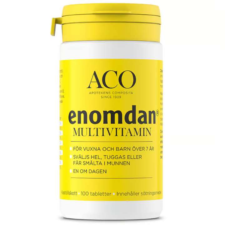 Aco Enomdan Multivitamin Orange & Strawberry flavor 100 chew