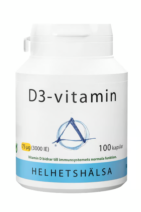 Whole Health Vitamin D3 75 µg (3000 IU ) 100 capsules