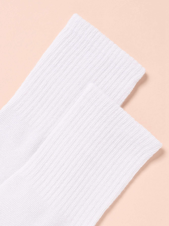 7pairs Solid Crew Socks - Lolli World Marketplace