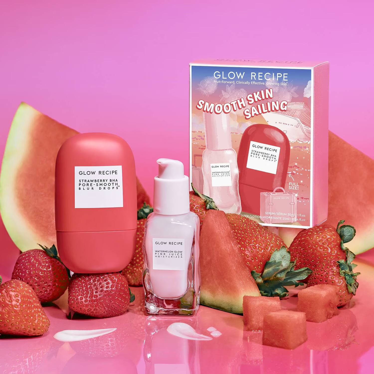 Glow Recipe Smooth Skin Sailing Blur & Hydrate Kit