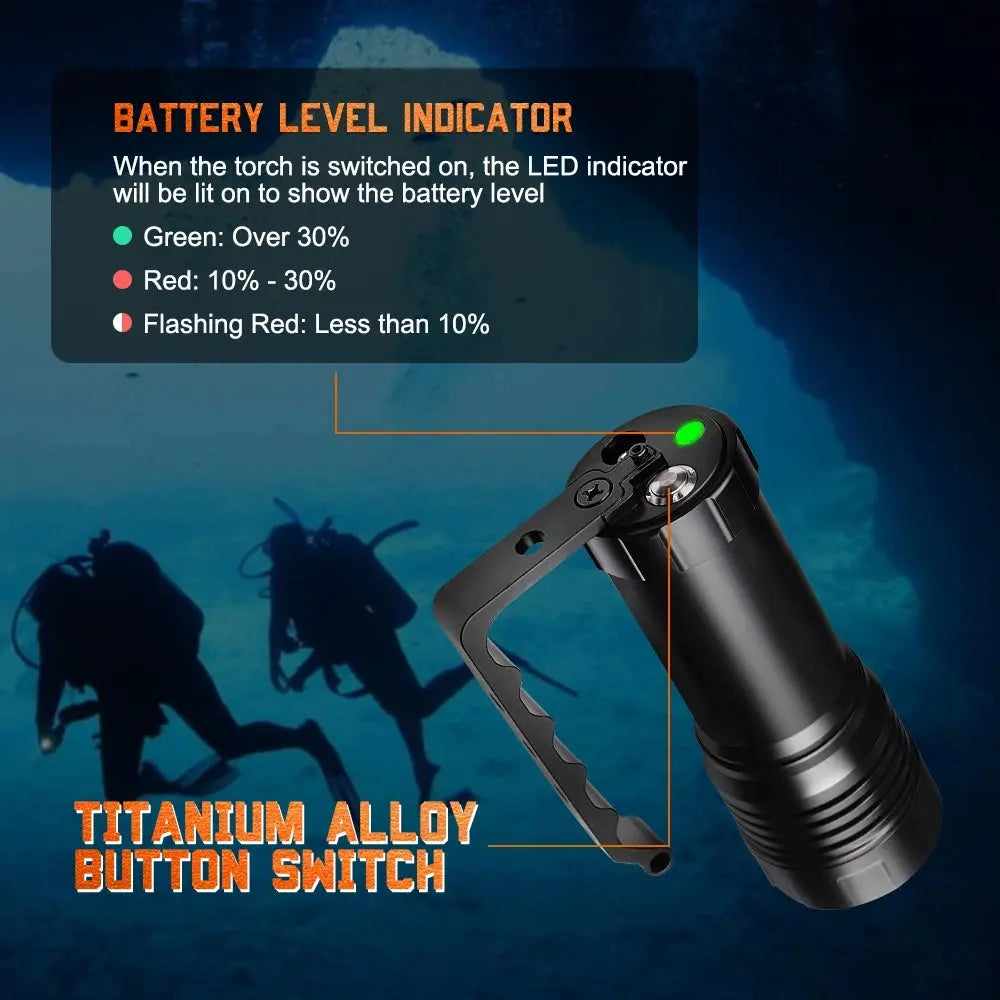 OrcaTorch D860 4200 Lumens Dive Light