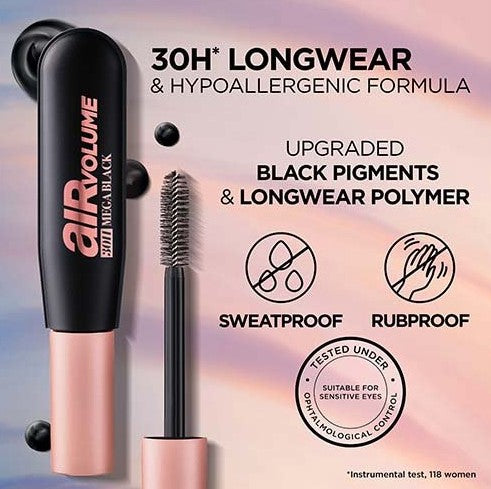 L'Oréal Paris Air Volume 30H Mega Mascara Black