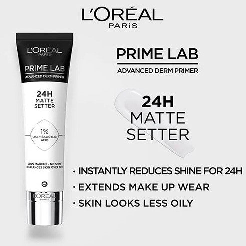 L'Oréal Paris Prime Lab Advanced Derm Primer 24H Matte Setter