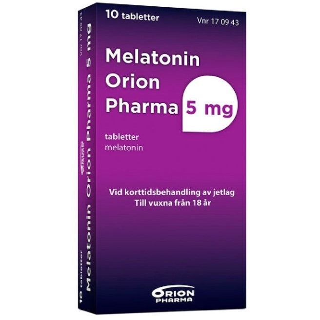 Melatonin Orion Pharma 5mg 10 tablets