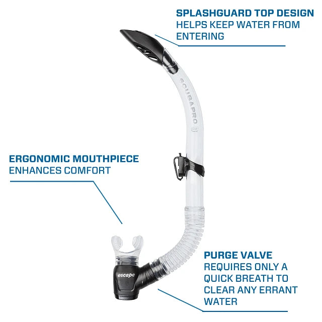 SCUBAPRO Escape Semi-Dry Snorkel